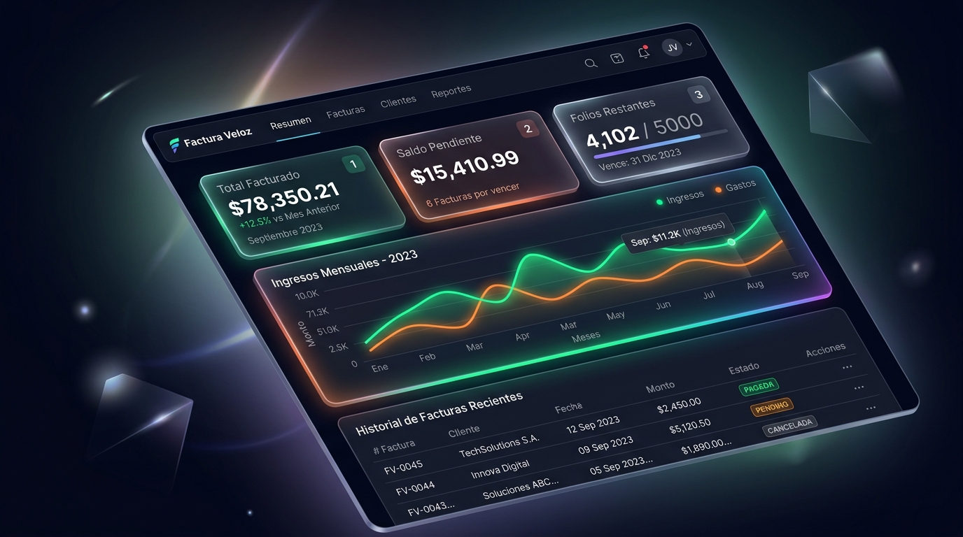 Dashboard de Factura Korzok